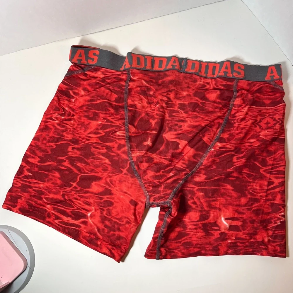 Adidas Lightweight Orange/Red & Black/Grey Compression Short Bundle Gently Used - Picture 2 of 9